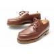 CHAUSSURES JM WESTON DERBY BATEAUX 690 7.5C 41.5 CUIR MARRON + EMBAUCHOIRS 820€