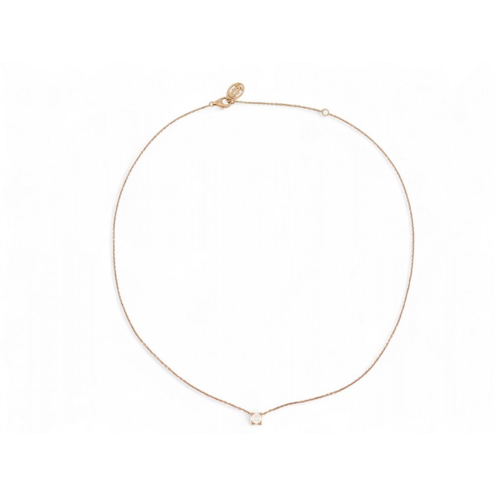 NEUF COLLIER CARTIER CRN7063100 PENDENTIF EN OR ROSE 18K DIAMANT 0.32 CT 4850€