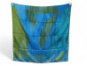 foulard louis vuitton logo lv m71543 en soie bleu