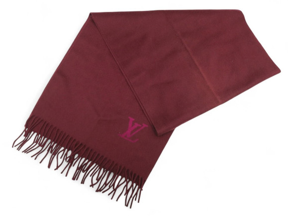 echarpe louis vuitton jhelam logo lv en cachemire