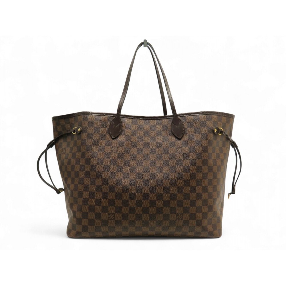 SAC A MAIN LOUIS VUITTON NEVERFULL GM TOILE DAMIER EBENE N40597 HAND BAG 1600€