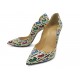 NEUF CHAUSSURES CHRISTIAN LOUBOUTIN ESCARPINS HOT CHICK LOGO CL 39 SHOES 745€