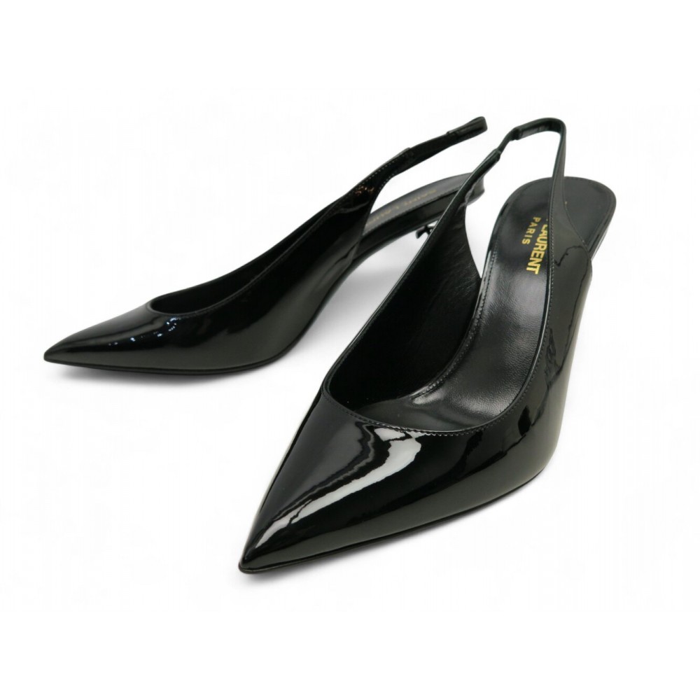 NEUF CHAUSSURES SAINT LAURENT 630108 OPYUM TALONS YSL 38 ESCARPINS SHOES 1150€