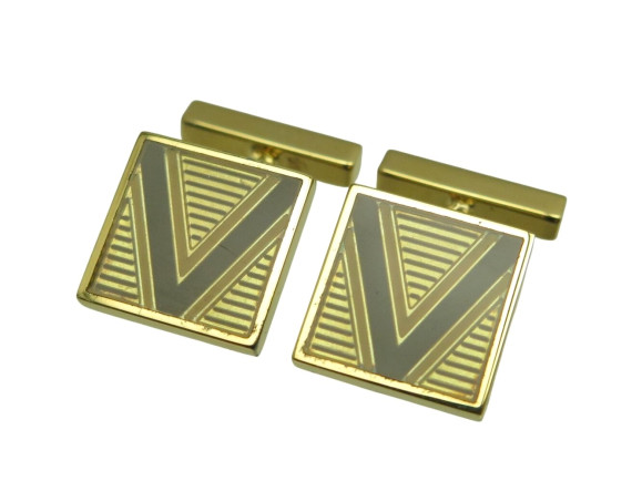 boutons de manchettes louis vuitton en argent 925