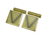 boutons de manchettes louis vuitton en argent 925