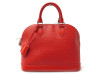 sac a main louis vuitton alma pm en cuir epi rouge