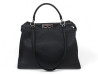 sac a main fendi peekaboo large en cuir selleria noir