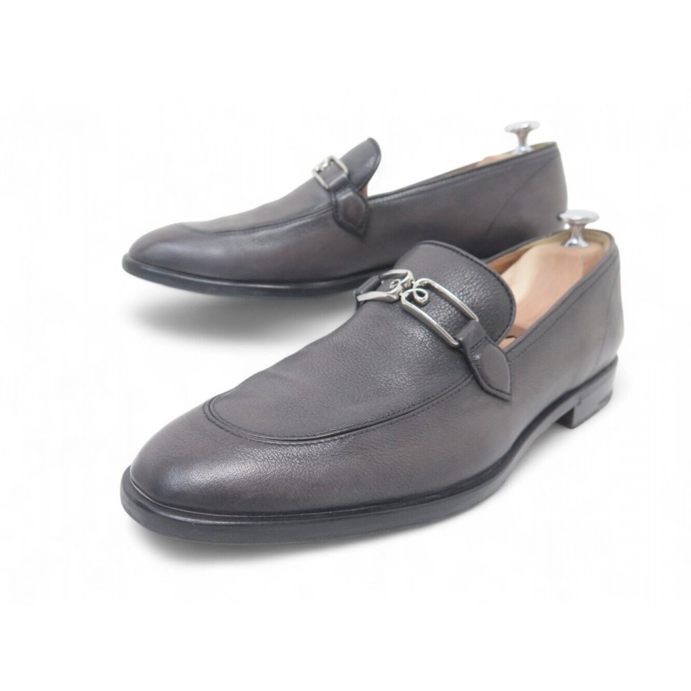 CHAUSSURES BERLUTI FLANEUR DETAIL B 6239 7 41 MOCASSINS CUIR GRENU SHOES 2640€