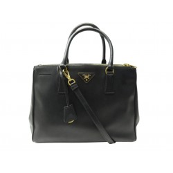 SAC A MAIN PRADA GALLERIA BN2274 EN CUIR SAFFIANO NOIR BANDOUIERE HANDBAG 3800€