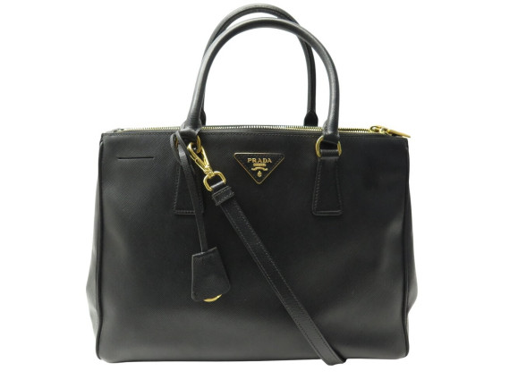 sac a main prada galleria bn2274 en cuir saffiano noir