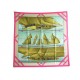 VINTAGE FOULARD HERMES RAFALES YANNICK MANIER CARRE 1ER EDITION BOITE SCARF 530€
