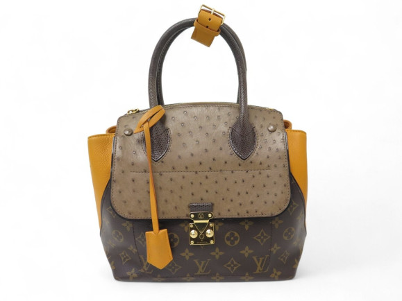 sac a main louis vuitton le majestueux autruche lezard
