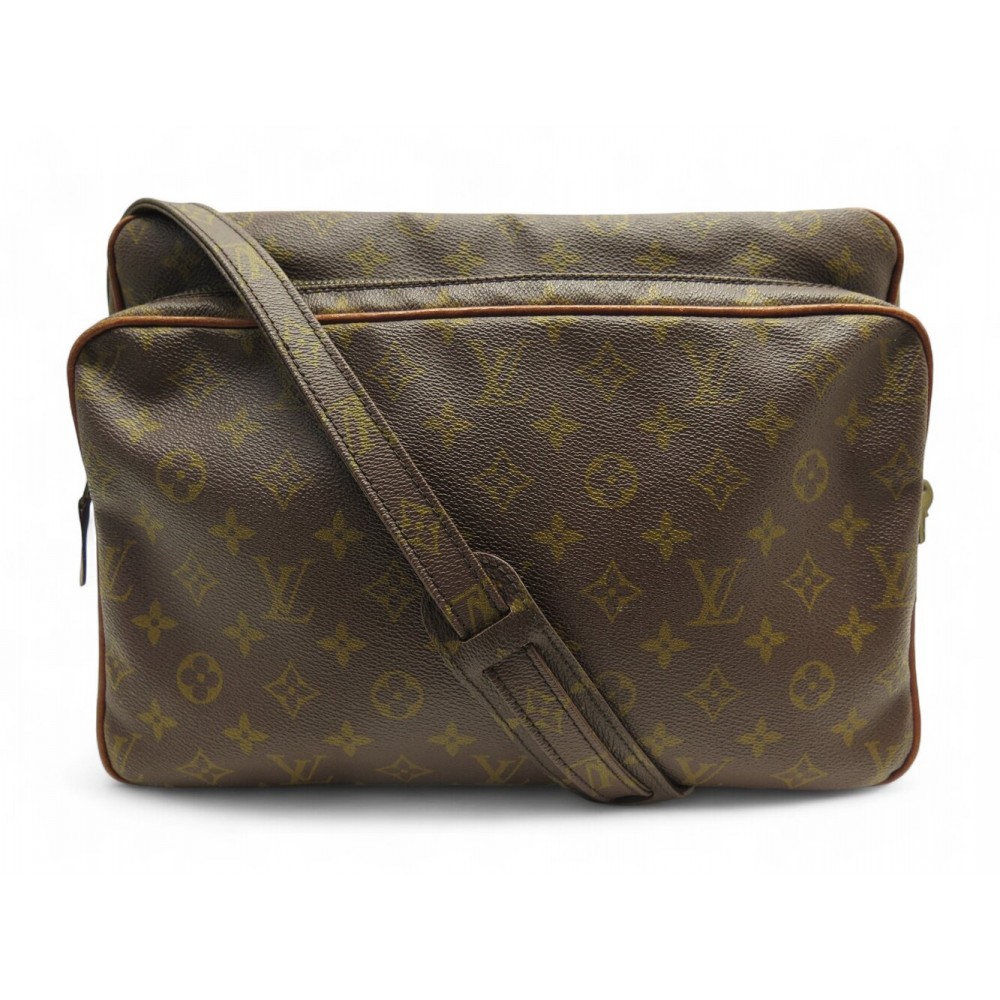 VINTAGE SAC A MAIN LOUIS VUITTON NIL MESSENGER TOILE MONOGRAM BANDOULIERE 1490€