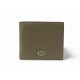 NEUF PORTEFEUILLE DIOR A 2 VOLETS CD ICON 2ESBC027CDI EN CUIR TAUPE WALLET 500€