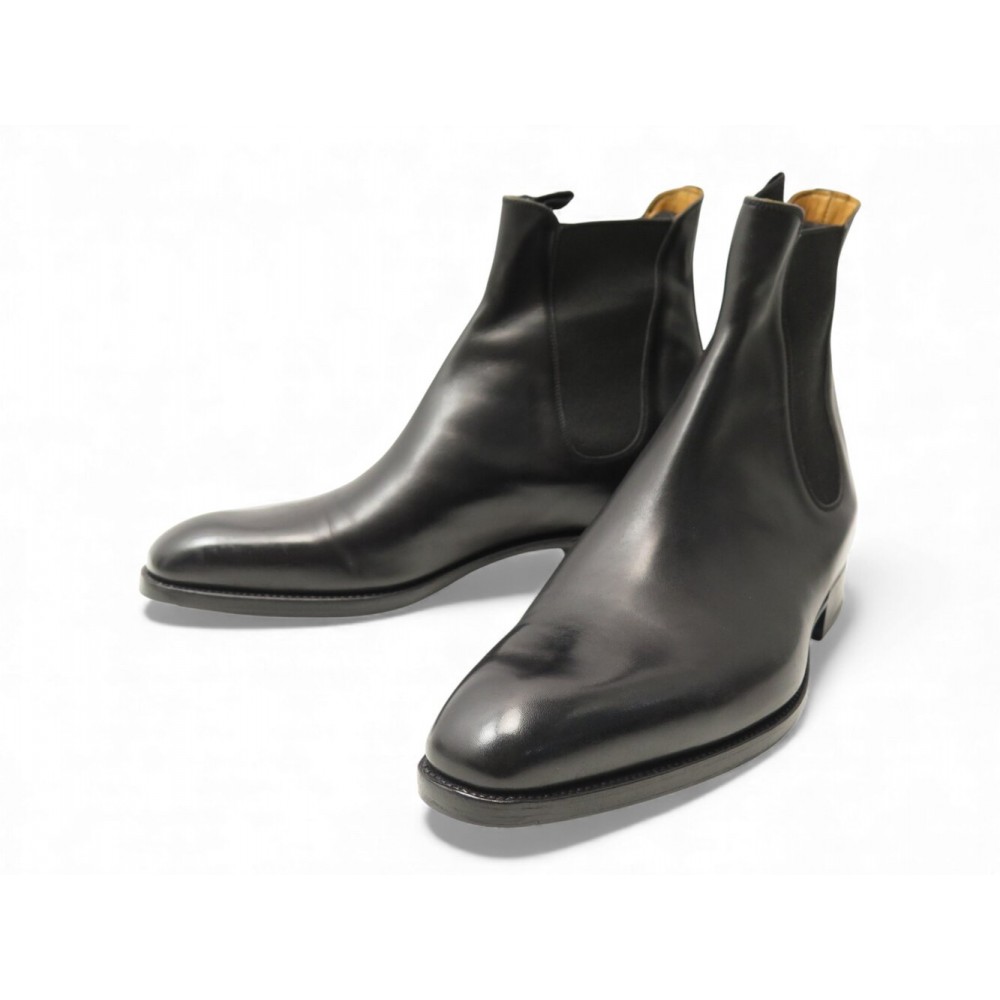 CHAUSSURES JM WESTON BOTTINES CHELSEA LE CAMBRE 471 9C 43 FIN CUIR BOOTS 1130€