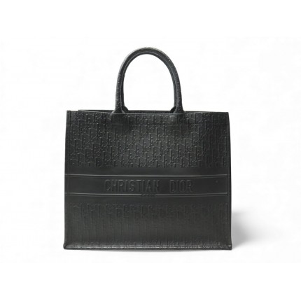 NEUF SAC A MAIN DIOR CABAS BOOK TOTE GM EN CUIR MONOGRAMME 3D OBLIQUE BAG 3000€