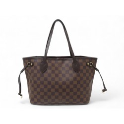 NEUF SAC A MAIN LOUIS VUITTON NEVERFULL PM DAMIER EBENE N41359 TOTE BAG 1500€