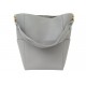 NEUF SAC A MAIN CELINE SEAU SANGLE 189593AH4.10DC CUIR GRAINE GRIS HANDBAG 2000€
