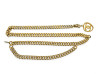 ceinture chanel 1996 medaillon logo cc chaine