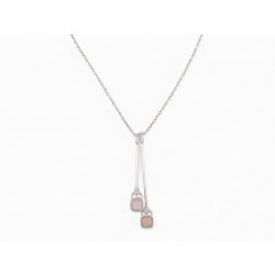 NEUF COLLIER POIRAY INDRANI PENDENTIF DIAMANTS OR BLANC 18K 10GR NECKLACE 3200€