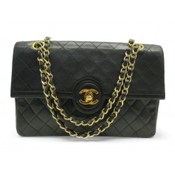 VINTAGE SAC A MAIN CHANEL TIMELESS CC RABAT BANDOULIERE CUIR MATELASSE BAG 7500€