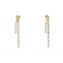 NEUF BOUCLES D'OREILLES PIAGET G38R3100 2.78CTS OR & 30 DIAMANTS EARRINGS 21000€