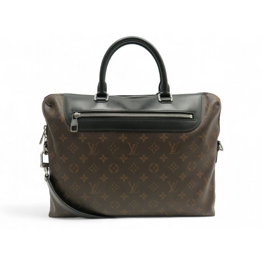 SACOCHE LOUIS VUITTON PORTE DOCUMENTS M54019 MACASSAR MONOGRAM BANDOULIERE 2250€