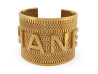 bracelet chanel manchette logo cc large
