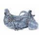 NEUF SAC A MAIN BALENCIAGA CAGOLE XS DENIM 671309 TOILE BLEU HANDBAG PURSE 2400€