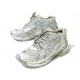 NEUF CHAUSSURES BALENCIAGA SNEAKERS RUNNER 656063 40 BASKETS ARGENTE SHOES 975€