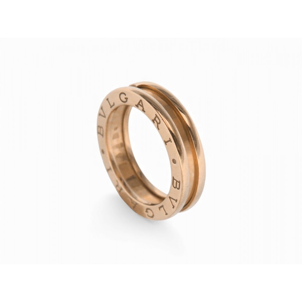 BAGUE BULGARI B.ZERO1 336003 T49 EN OR ROSE 18K GOLD ECRIN PINK GOLD RING 2000€