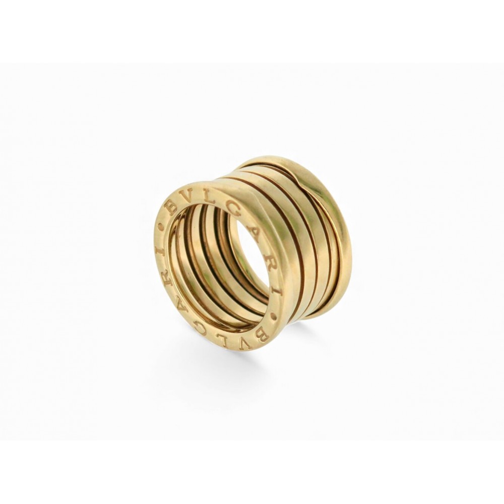 BAGUE BULGARI B.ZERO1 4 RANGS 323541 T50 EN OR JAUNE 18K 11GR GOLD RING 3600€