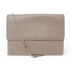 SAC A MAIN LANVIN SUGAR MM CW-BGRS00-LILE-A18 CUIR TAUPE BANDOULIERE BAG 2690€