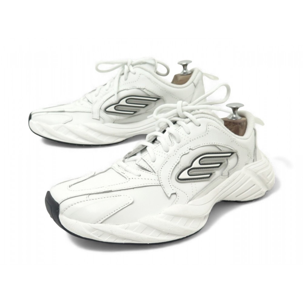 NEUF CHAUSSURES BALENCIAGA SNEAKERS MONDAY 825417 BASKETS 40 EN CUIR SHOES 890€