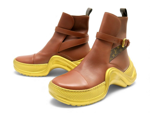chaussures louis vuitton archlight bottines 39 cuir