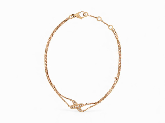 bracelet chaumet jeux de liens en or rose 18k 3gr 10
