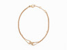 bracelet chaumet jeux de liens en or rose 18k 3gr 10