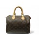 NEUF SAC A MAIN LOUIS VUITTON SPEEDY 25 M41109 TOILE MONOGRAM CADENAS BAG 1200€