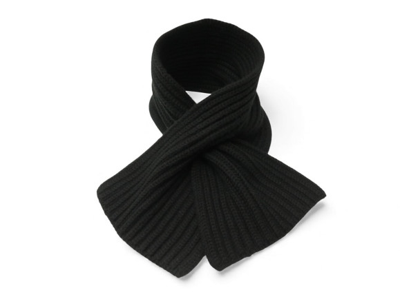  echarpe loro piana en maille 100 cachemire noire