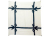 foulard chanel rubans noeuds carre 90 cm en soie creme