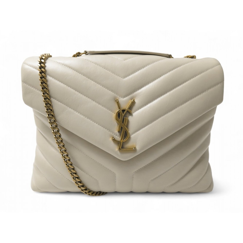 SAC A MAIN SAINT LAURENT LOULOU MEDIUM 574946 EN CUIR MATELASSE HAND BAG 2300€
