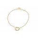 NEUF BRACELET CARTIER LOVE SUR CHAINE B6027100 T17.5 EN OR JAUNE 18K 4.1GR 2110€