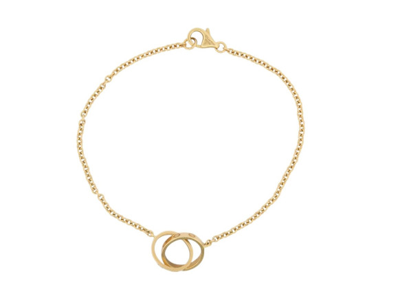 bracelet cartier love sur chaine b6027100 t17.5