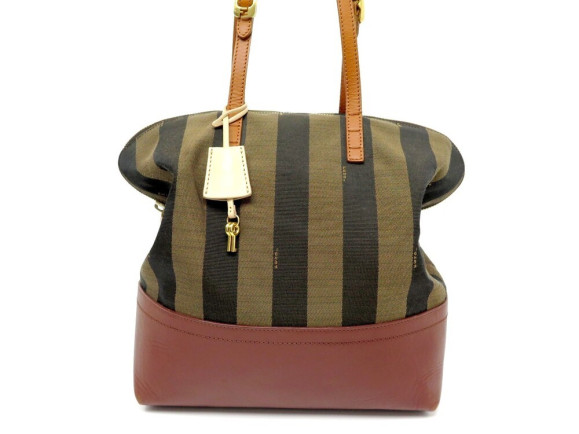 sac a main fendi 2bag 8bn232 en toile pekin cuir