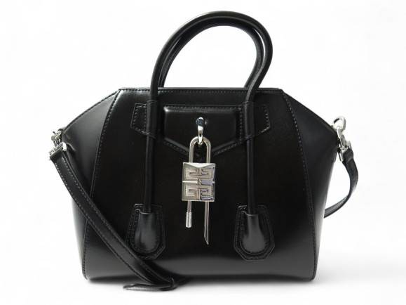 sac a main givenchy antigona lock mini cuir noir