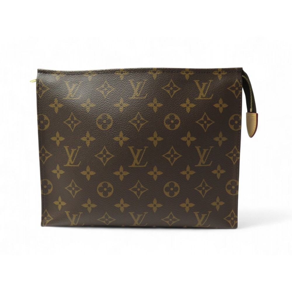 POCHETTE DE VOYAGE LOUIS VUITTON TROUSSE TOILETTE 26 M47542 TOILE MONOGRAM 920€
