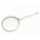 VINTAGE RARE LOUPE DE BUREAU HERMES EN ARGENT MASSIF 925 SILVER MAGNIFYING GLASS