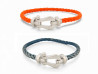 bracelet fred force 10 gm 0b0005 manille en or blanc