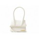 SAC A MAIN JACQUEMUS LE CHIQUITO MOYEN BANDOULIERE EN CUIR BLANC HAND BAG 720€