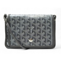 NEUF SAC A MAIN GOYARD POCHETTE PLUMET TOILE GOYARDINE GRISE BANDOULIERE NEW BAG